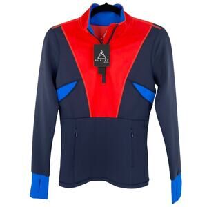 NEW Purity Active Zip Up Mock Neck Colorblock Jacket